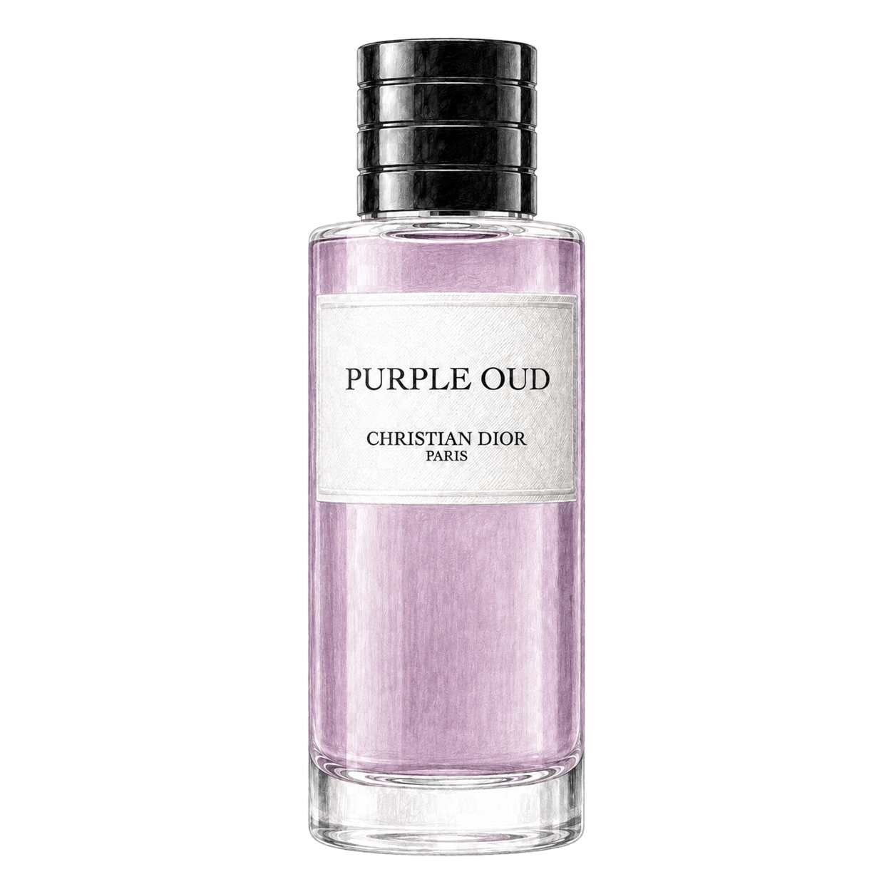 DIOR パープル ウード オードゥ パルファン 100mLの色鉛筆イラスト