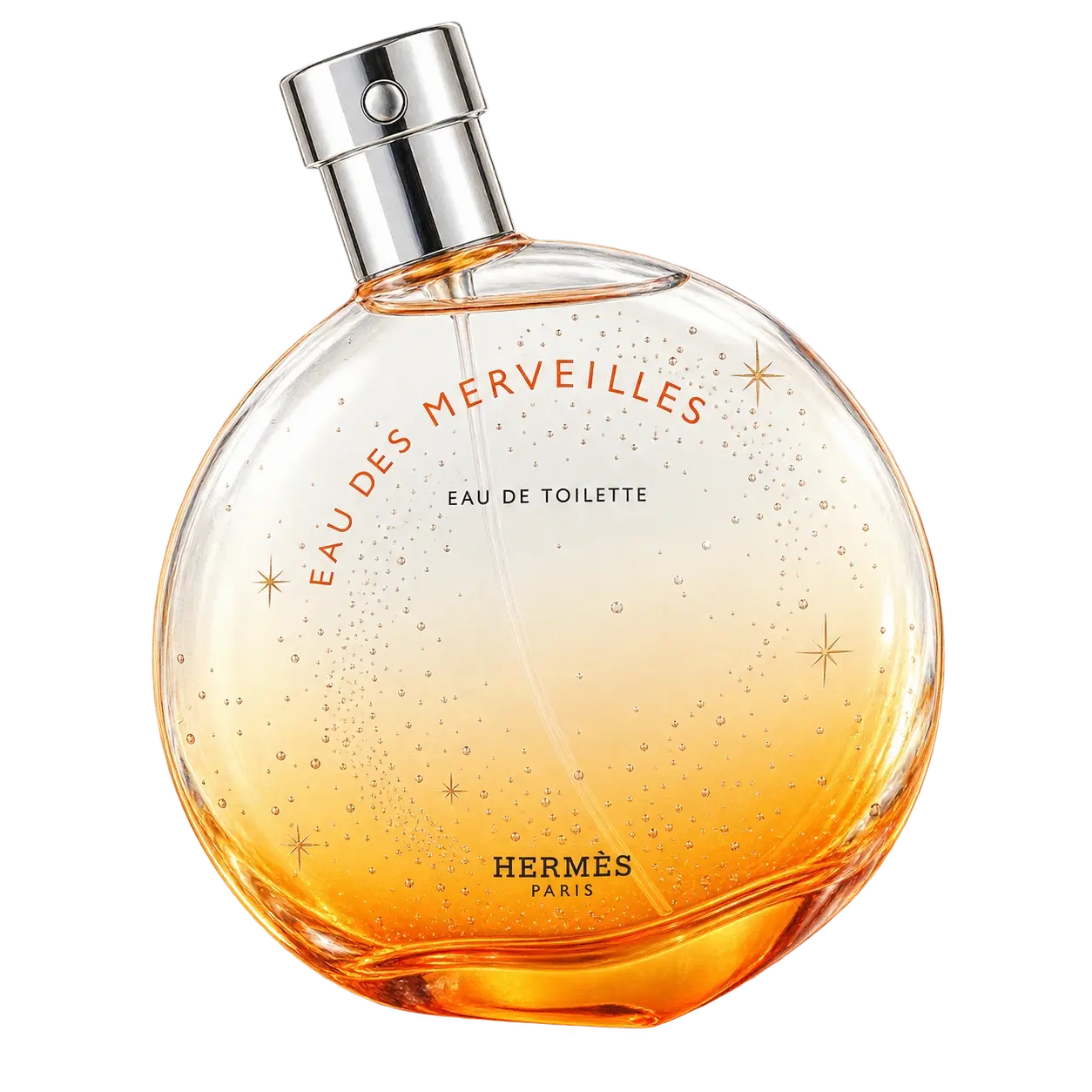 HERMÈS オー デ メルヴェイユ オー ド トワレ 100mLの色鉛筆イラスト