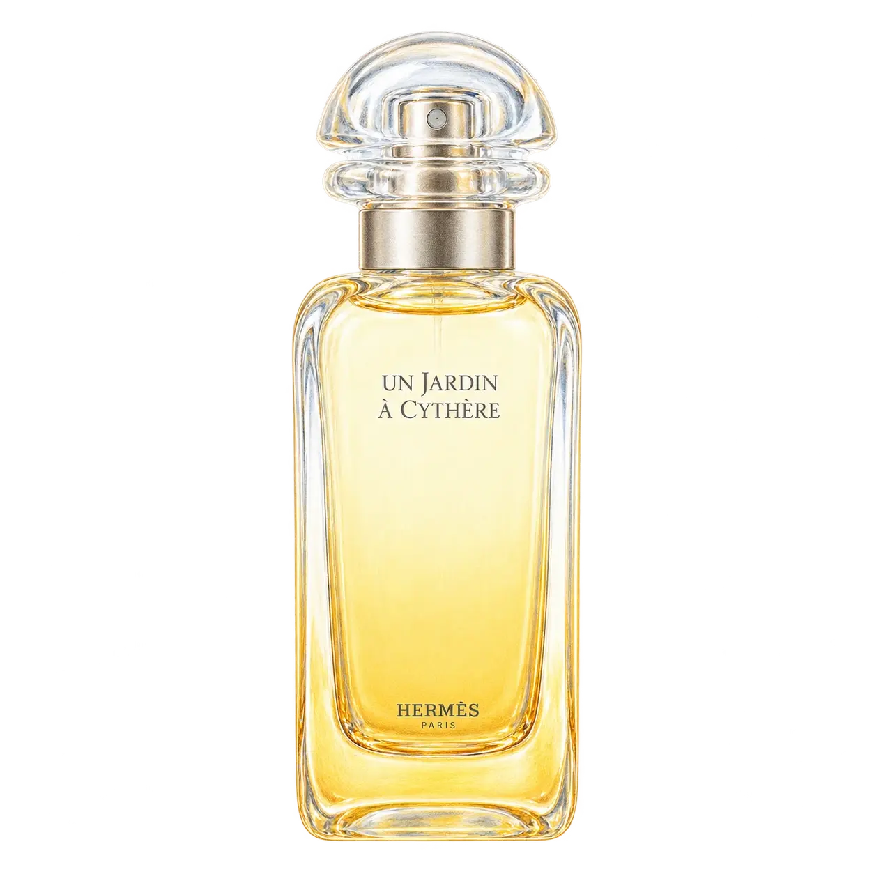 HERMÈS シテールの庭 オー ド トワレ 50mLの色鉛筆イラスト