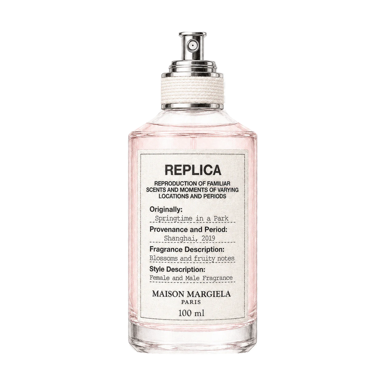 Maison Margiela REPLICA Springtime in a Parkの色鉛筆ボトルイラスト