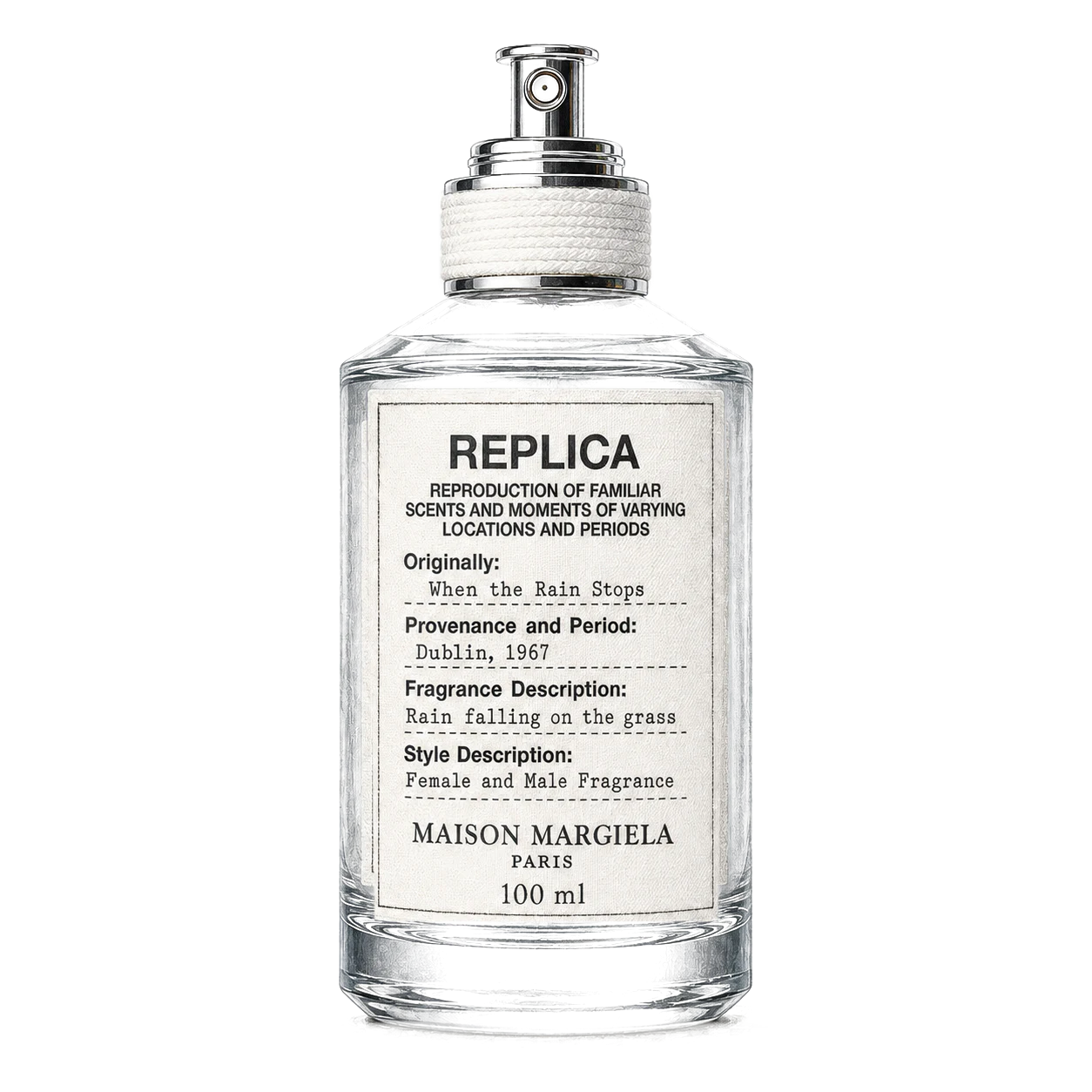 Maison Margiela REPLICA When the Rain Stopsの色鉛筆ボトルイラスト