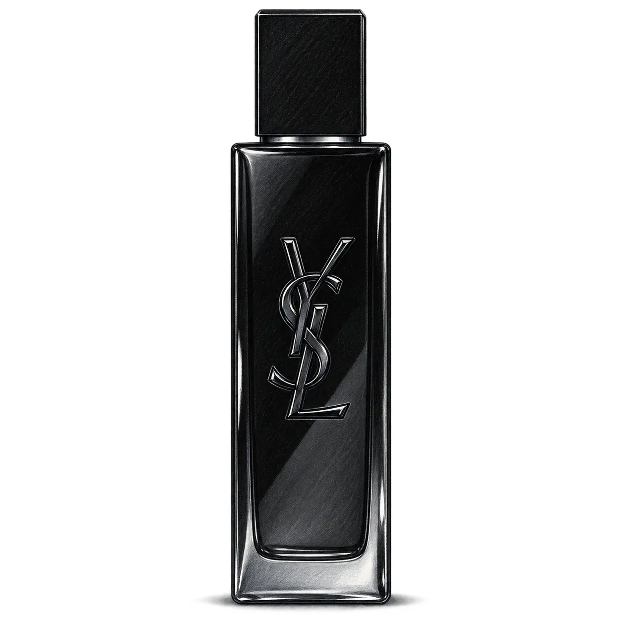 YSL BEAUTY MYSLF オーデパルファムの編集部制作色鉛筆イラスト