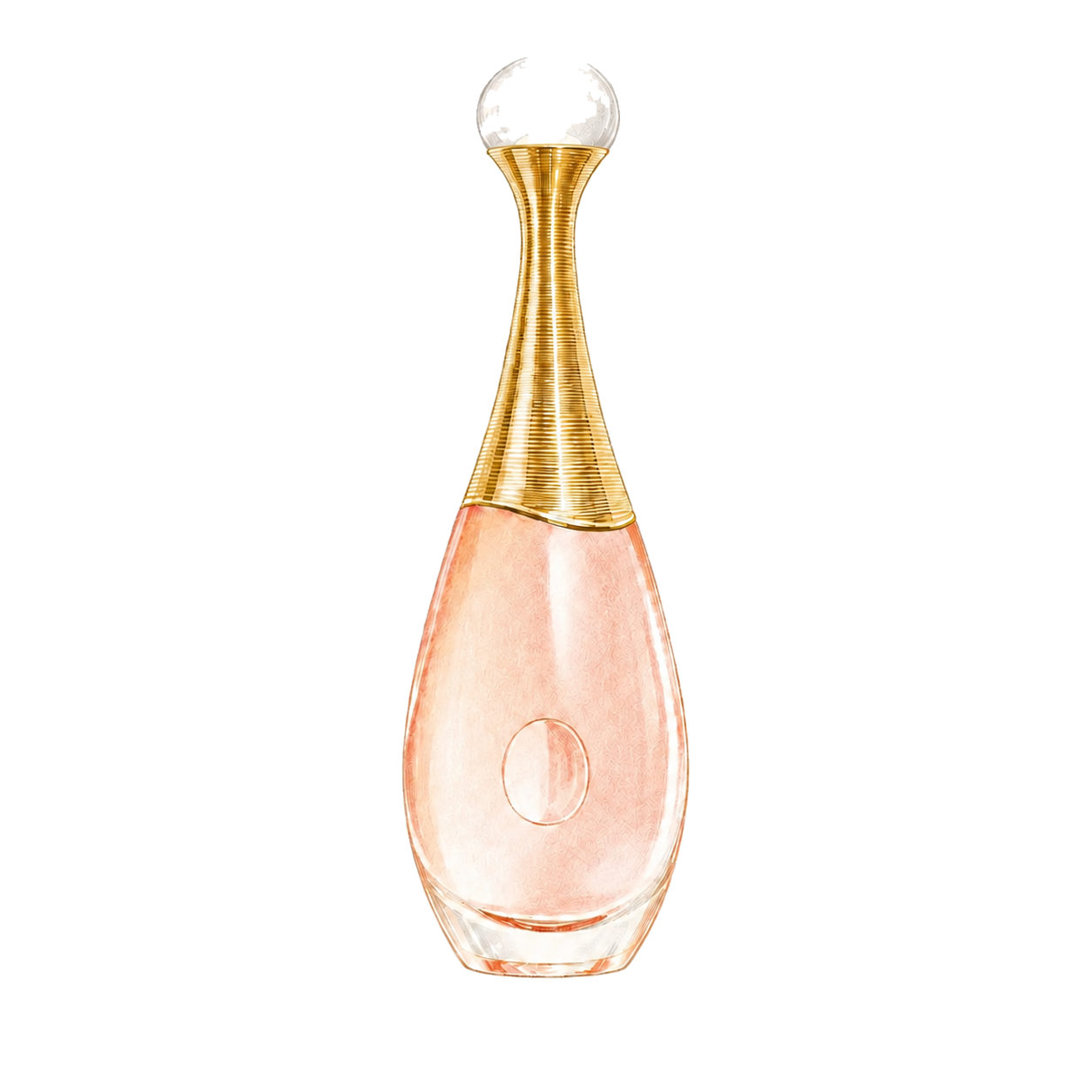 DIOR ジャドール オー ルミエールの色鉛筆イラスト
