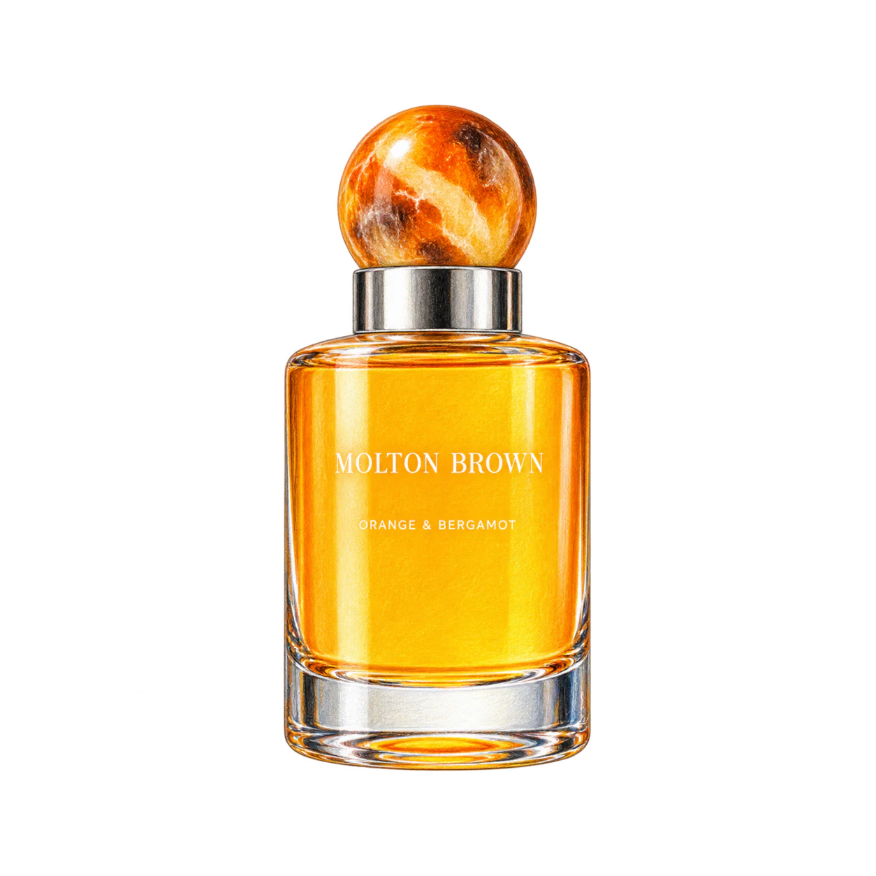 Molton Brown オレンジ＆ベルガモットの編集部制作イラスト