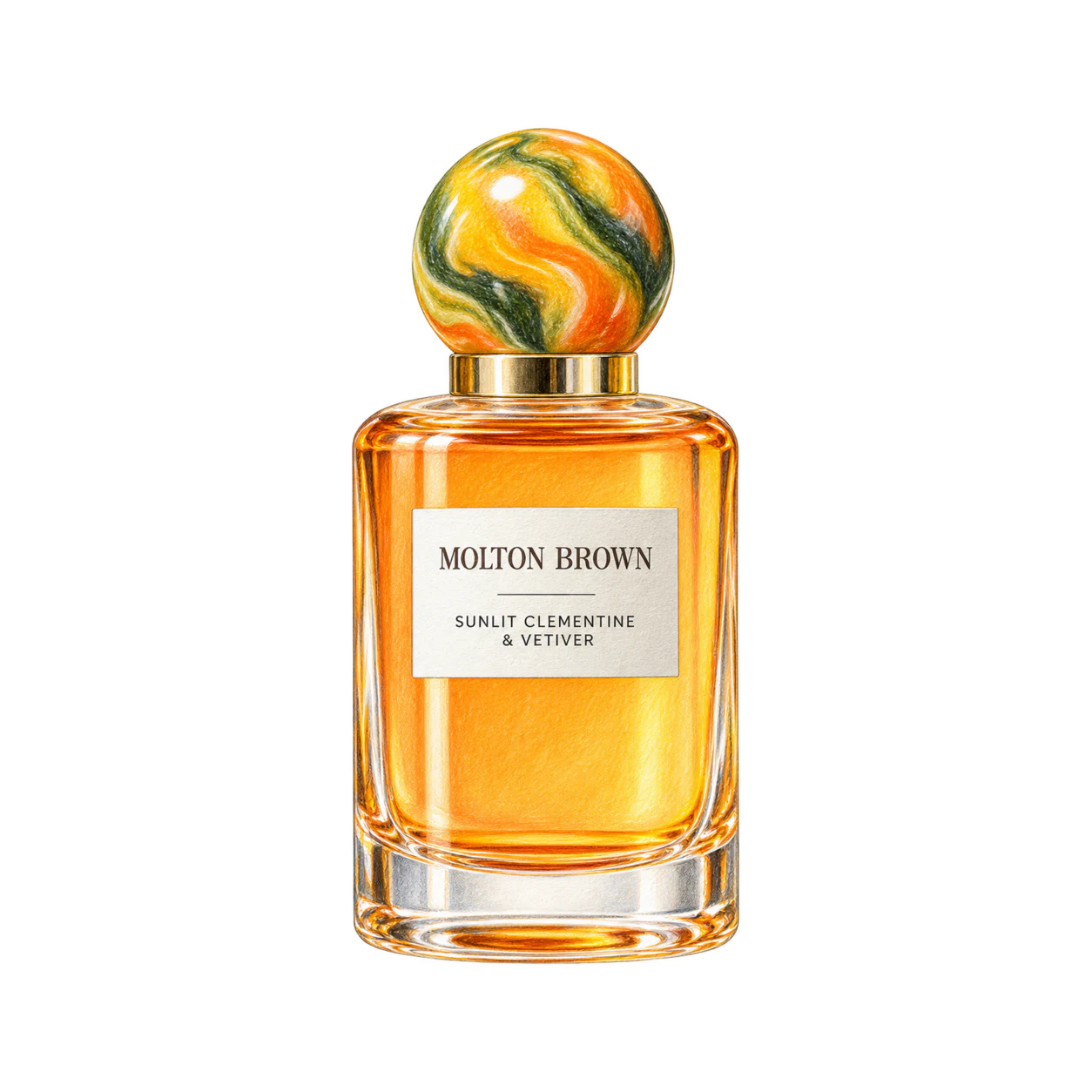 Molton Brown サンリット クレメンタイン＆ベチバーの編集部制作イラスト