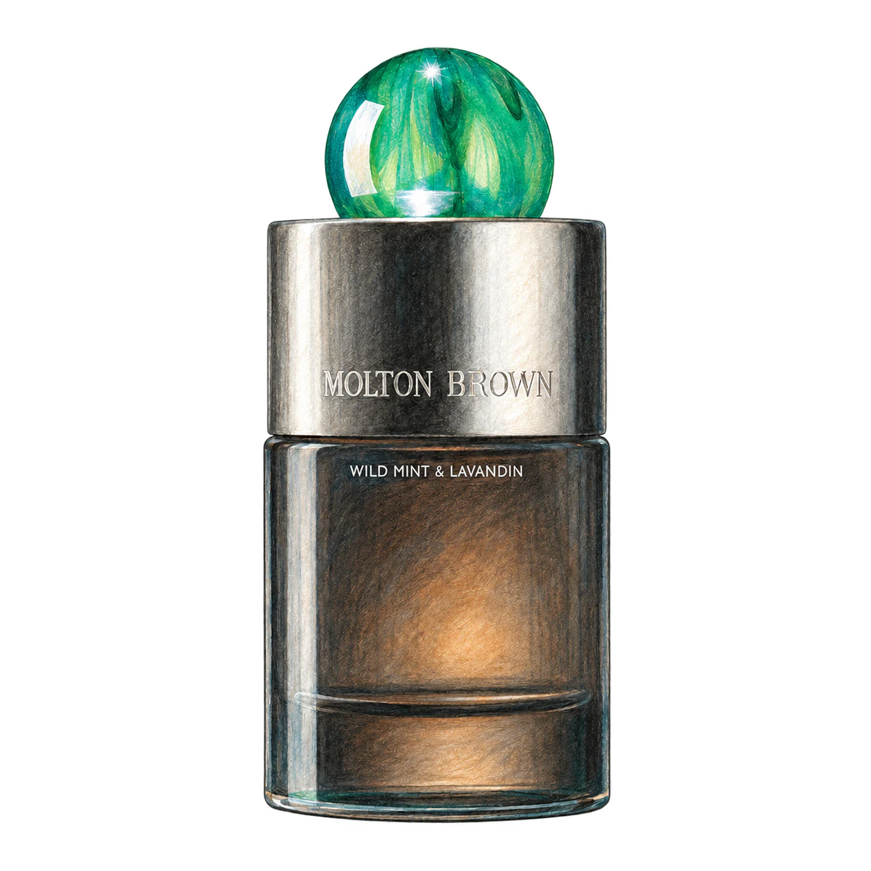 Molton Brown ワイルドミント＆ラバンジンの編集部制作イラスト